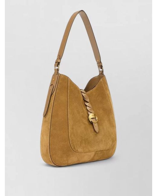 Isabel Marant Natural Altay Suede Hobo Shoulder Bag Gusset