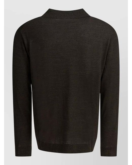 NN07 Black Wool Blend Cardigan for men