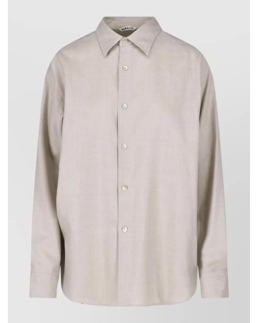 Auralee Multicolor Wool Shirt
