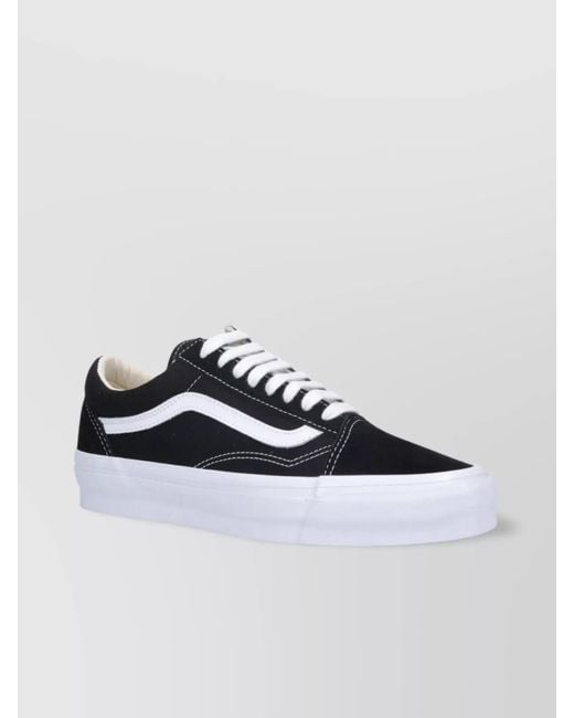 Vans White Suede Leather Low Top Sneakers for men
