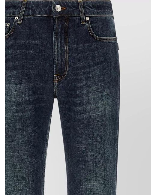 Department 5 Blue Stones Denim Jeans Mid Rise Five Pocket for men