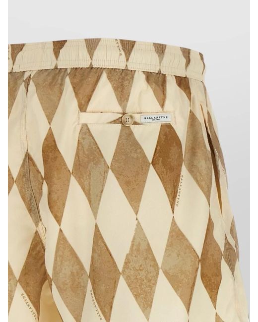 Ballantyne Natural Printed Swim Shorts for men