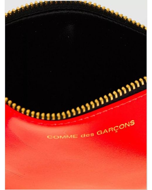 Comme des Garçons Red Leather Card Holder