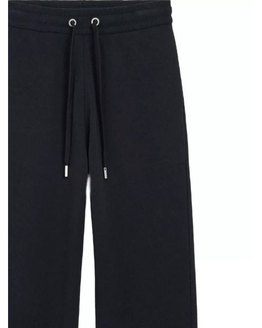 AMI Blue Straight-Leg Track Pants for men
