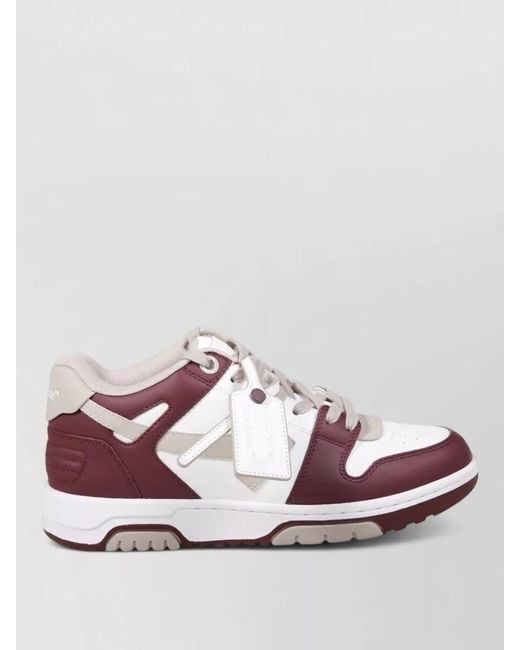 Off-White c/o Virgil Abloh Pink Office Escape Sneaker Rubber Sole for men
