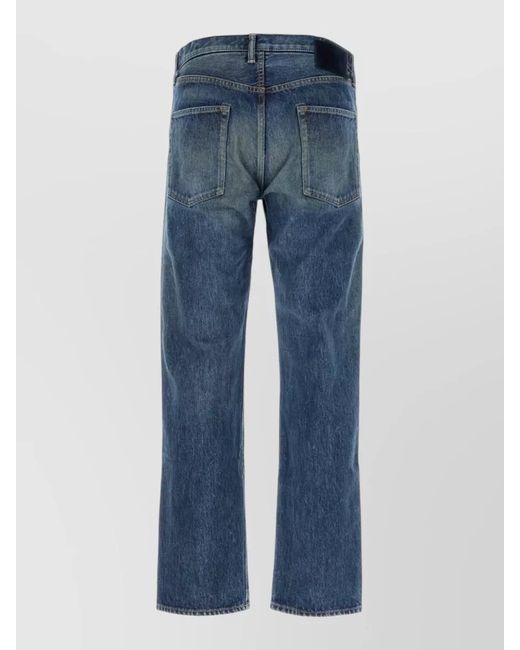 Visvim Blue Denim Straight-Leg Jeans for men