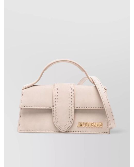 Jacquemus Natural Le Bambino Leather Shoulder Bag