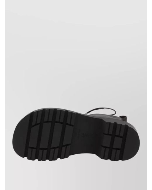 Loewe Black Calfskin Ankle Boots for men