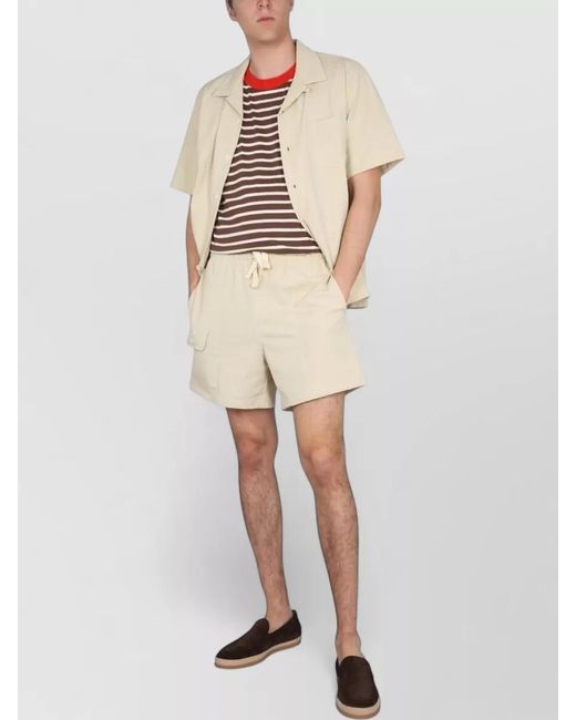 Howlin' By Morrison Natural Holdon Bermuda Shorts Elastic Waist for men
