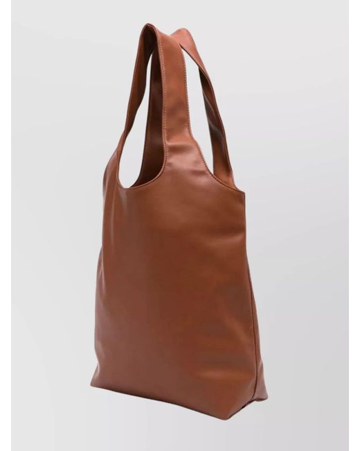 A.P.C. Brown Ninon Small Tote Bag