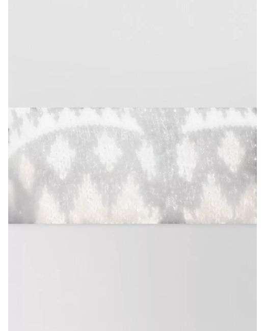 Peserico Gray Sequined Long-Sleeve High-Neck Jacket