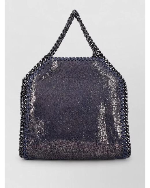 Stella McCartney Blue Falabella Shoulder Bag Chain Strap