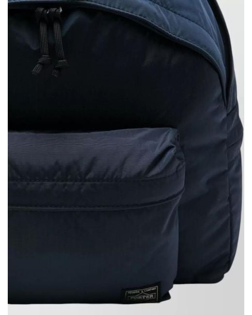 Porter-Yoshida and Co Blue Compact Day Backpack Quilted Cotton Blend for men