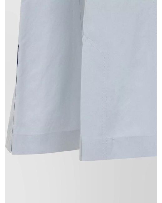 Sportmax Blue Fragola Tailored Flare Viscose Blend Trousers