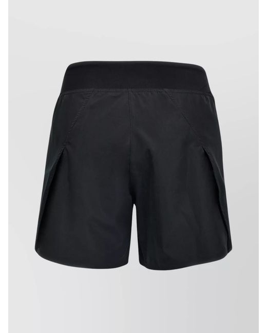 Jil Sander Black Knee-Length Elastic Waistband Lightweight Shorts
