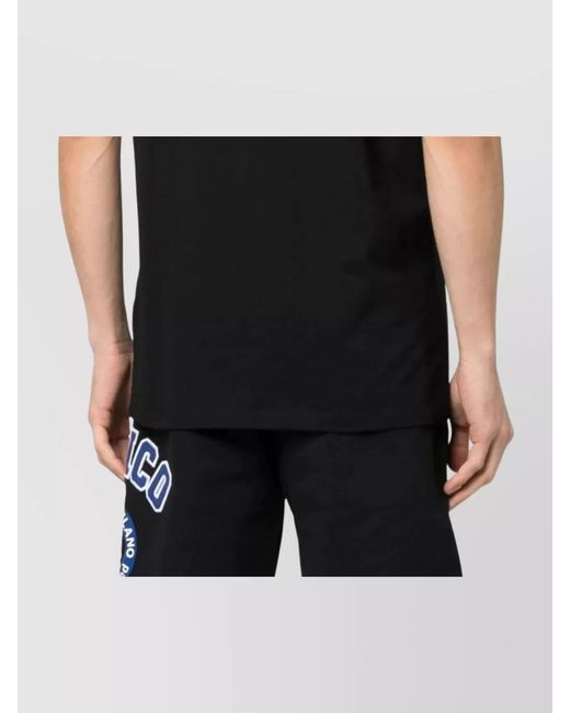Gcds Black Cotton Three-Pack T-Shirt for men