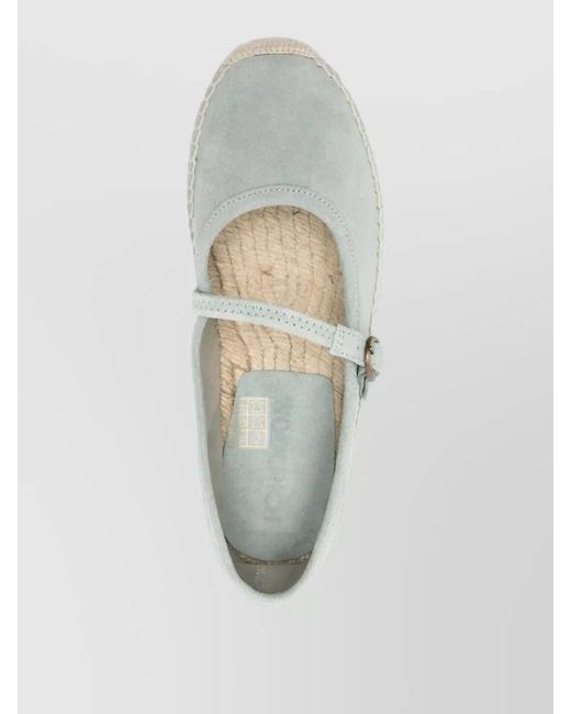 Woolrich Multicolor Suede Leather Ballet Espadrilles Round Toe
