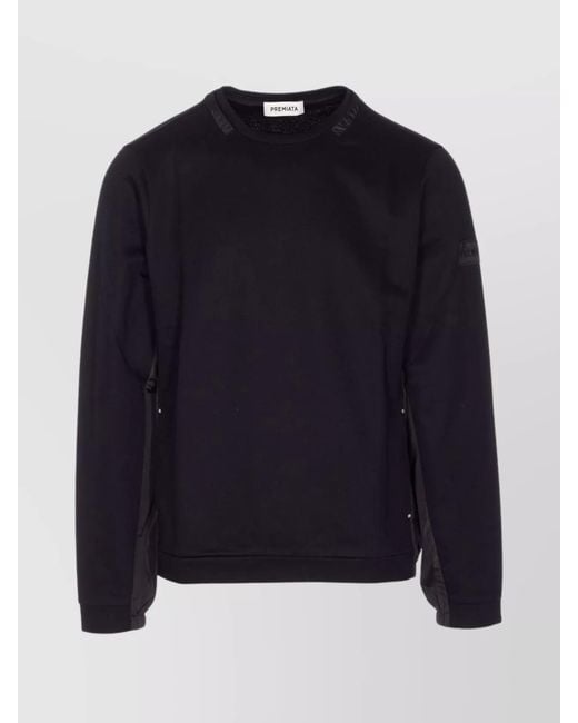 Premiata Blue Logo-Patch Sweatshirt for men