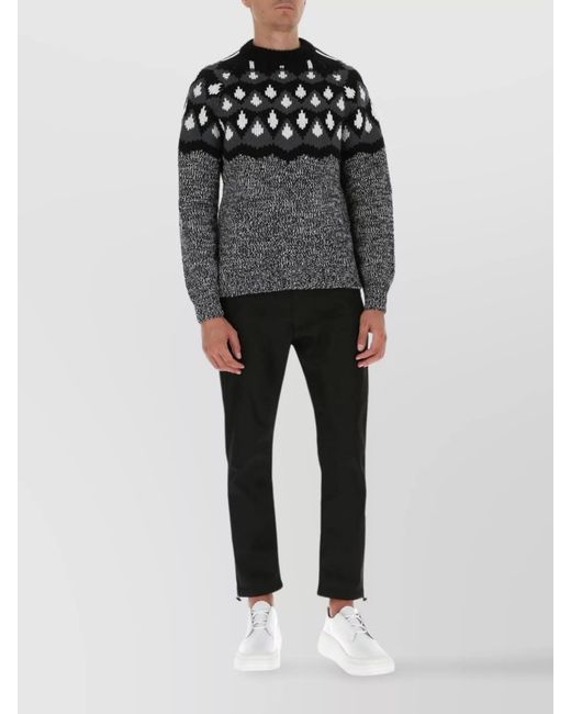 Prada Black Nylon Cropped Trousers for men