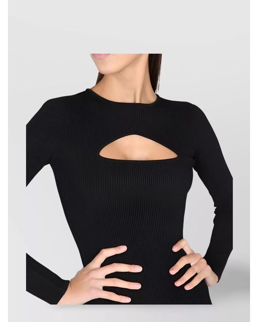 DSquared² Black Cutout Mini Dress