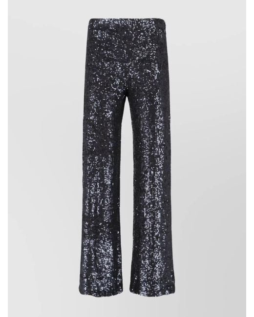 P.A.R.O.S.H. Blue Wide-Leg Trousers