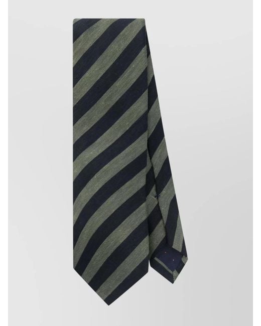 Paul Smith Multicolor Slub Stripes Tie 8Cm for men