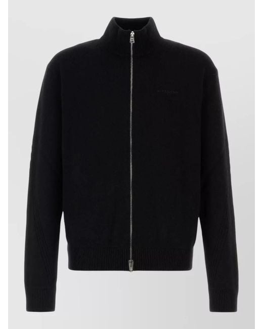 Givenchy Black Cashmere Wool Cardigan for men