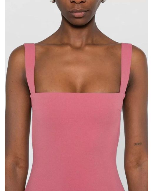 Solace London Pink Joni Square Neck Sleeveless Maxi Dress