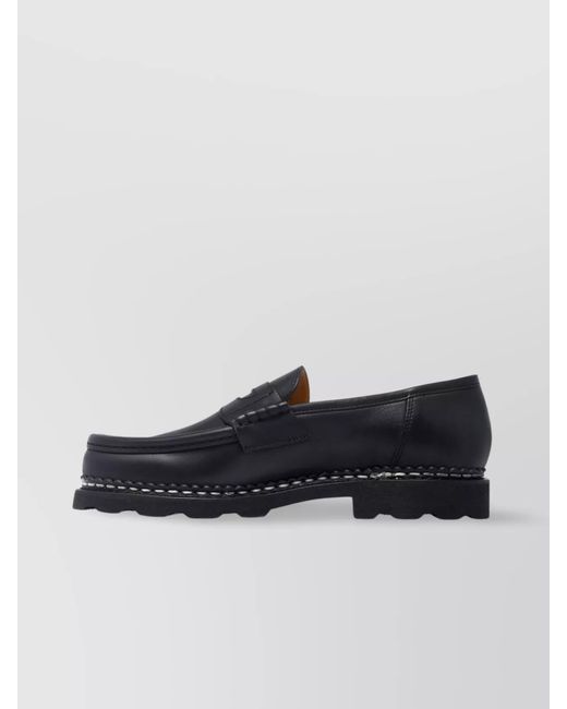 Paraboot Blue Leather Reims Loafers for men