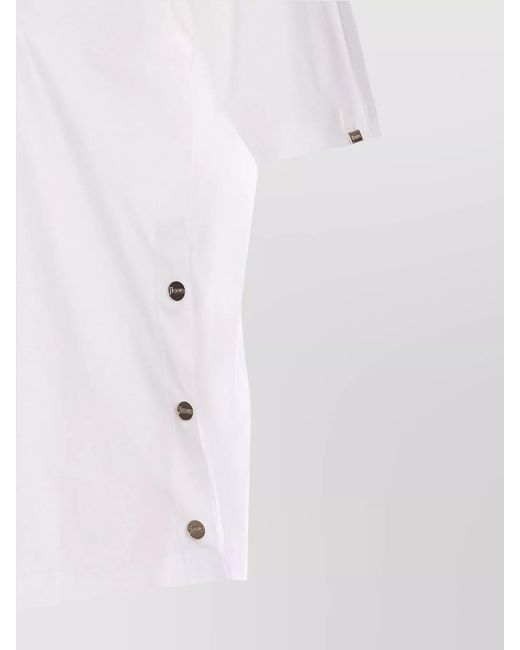 Herno White Buttoned T-Shirt