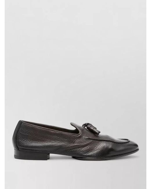 Doucal's Multicolor Leather Tassel Loafers for men