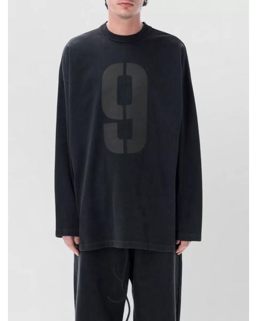 Fear Of God Blue Long Sleeve Baseball Graphic Knit Top for men