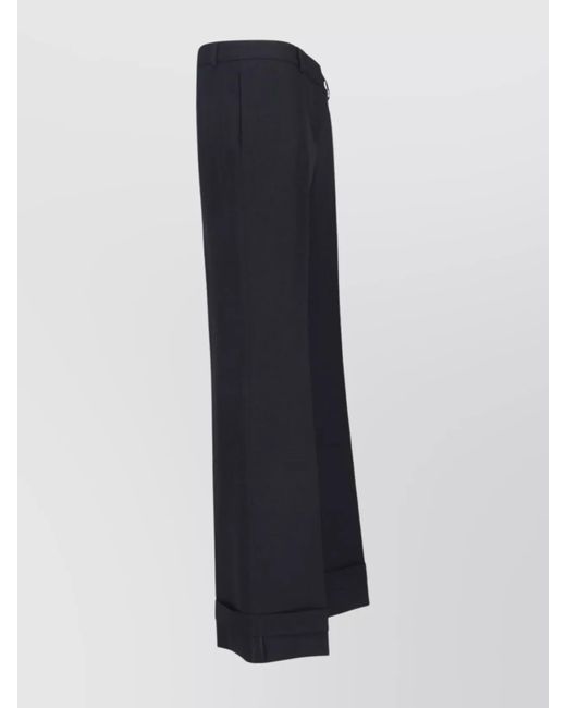 Our Legacy Blue Virgin Wool Straight-Leg Tailored Trousers