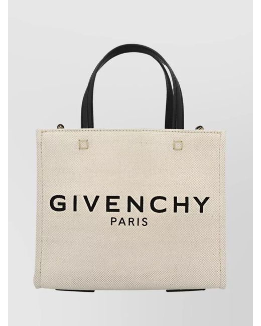 Givenchy Natural Mini Canvas Tote Bag