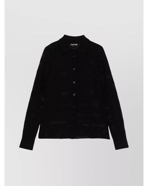 Tom Ford Black Silk Shirt