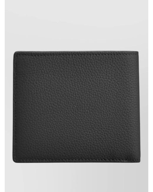 Tod's Black Leather Bifold Wallet for men