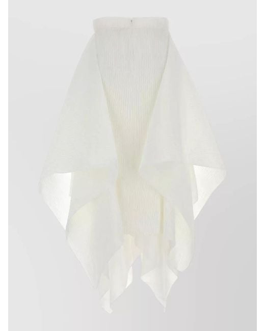 J.W. Anderson White Asymmetric Skirt