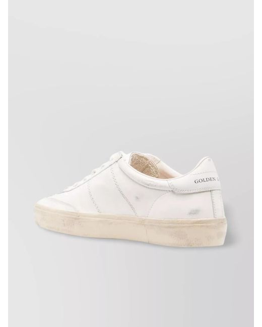 Golden Goose Deluxe Brand White Leather Low-Top Sneakers