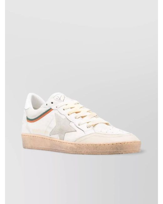 Golden Goose Deluxe Brand White Low Top Sneakers Star Detail for men