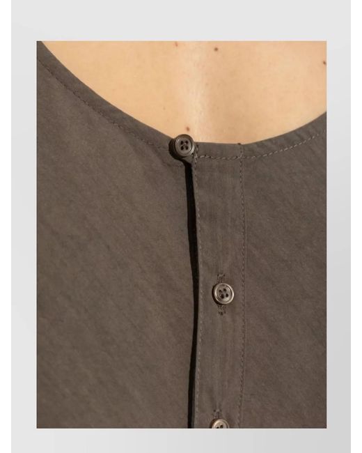 Lemaire Brown Sleeveless Tank Top
