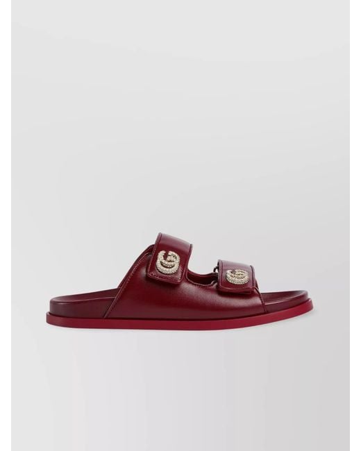 Gucci Red Sliders