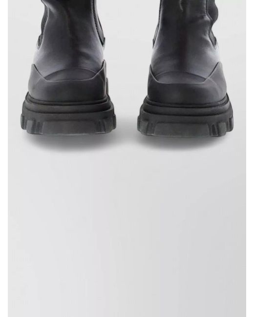 Low Classic Black Faux Leather Oversized Single-Breasted Coat