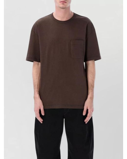 Lemaire Black Boxy Short-Sleeve T-Shirt for men