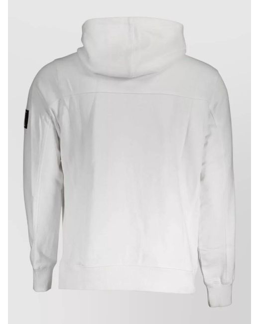 Calvin Klein Gray Cotton Hoodie for men