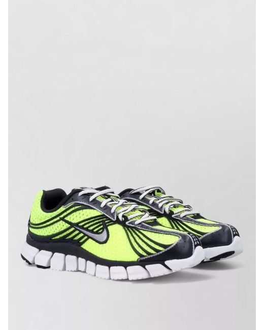 Nike Green Zoom Skylon 11 Running-Inspired Mesh Sneakers With Cushioned Comfort