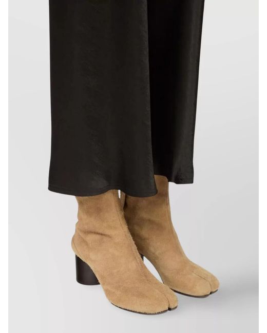 Maison Margiela Natural Suede Ankle Boots