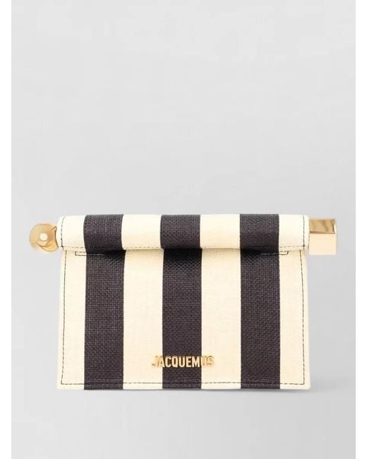 Jacquemus Multicolor Small Rond Carré Clutch Chain Strap