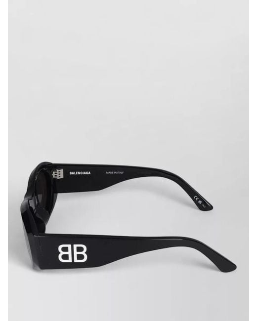 Balenciaga Black Sunglasses Model Bb0396Sk Cat Eye