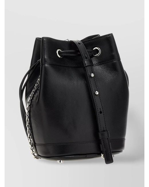 Roger Vivier Black Leather Bucket Bag