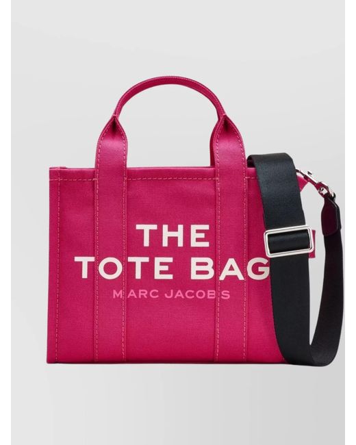 Marc Jacobs Pink The Tote Bag Mini Canvas Tote Bag